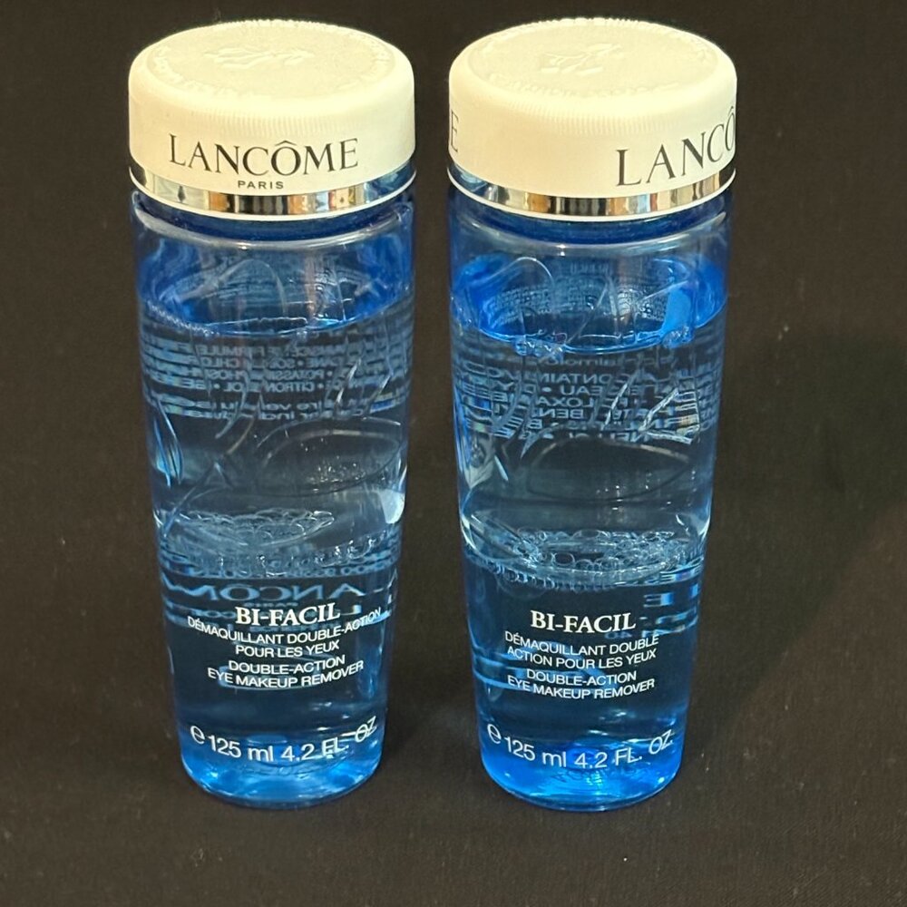 2 new LANCOME BI-FACIL Double Action Eye Make Up Remover
